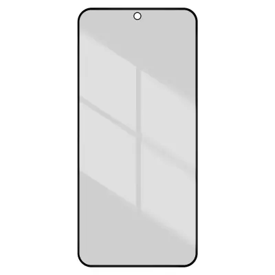 Samsung Galaxy A54 5G kaljeno steklo 9H trdota Anti-spy - crn obris