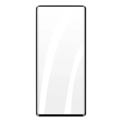 Visokokakovostno kaljeno steklo Honor 70 s 5D poševnimi robovi, popolna oprijemljivost - crn obris