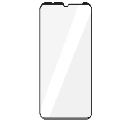 Visokokakovostna kaljena stekla Realme C33 in Oppo A17 s 5D poševnimi robovi, popoln oprijem - crn obris