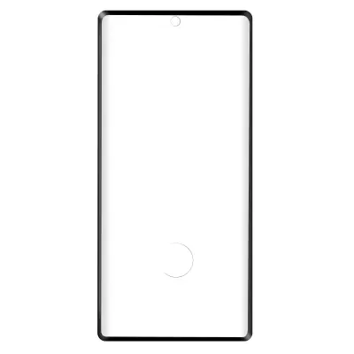 Google Pixel 7 Pro kaljeno steklo, proti praskam in eksploziji s trdoto 9H, ukrivljenimi robovi - crna