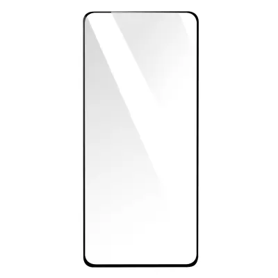 Motorola Moto G72 kaljeno steklo, 9H odporno in protieksplozijsko prozorno - crn obris