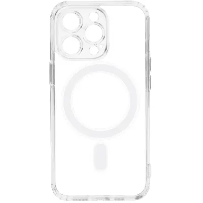 Ovitek MagSafe za iPhone 14 Pro, odporen proti udarcem, zašciteni vogali, kamera - prozoren