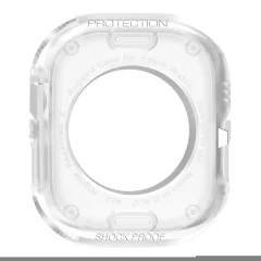 Ohišje, odporno na udarce, Apple Watch Series 8 in 7 41 mm / Series 6, 5, 4 in 2 40 mm / Series 3, 2, 1 38 mm, ogljikova vlakna - prozorno
