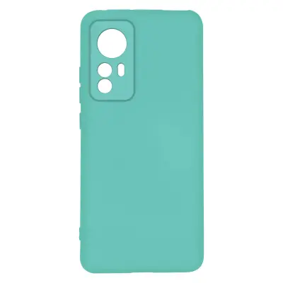 Ovitek za Xiaomi 12T in 12T Pro, poltrdi silikon z mehkim zakljuckom na dotik - turkizna