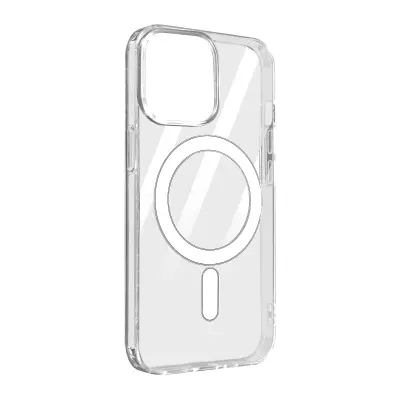 Ovitek Magsafe za iPhone 14 Pro Max, vgrajen magnetni krog - prozoren