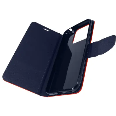 Ovitek denarnica Xiaomi Redmi 10A z magnetnim zavihkom in držalom za kartice - rdeca in polnocno modra
