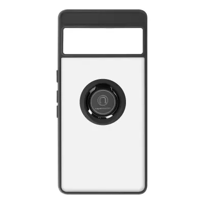 Ovitek za Google Pixel 7 z držalom za prstan, hrbtna stran, zašcitena pred prstnimi odtisi, združljiv z magnetnim stojalom - crn