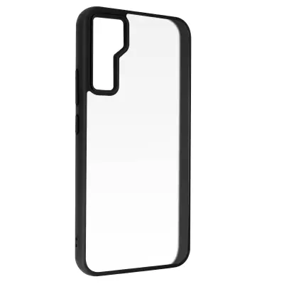 Ultra tanek poltrden ovitek za Samsung Galaxy A34 5G, mat zakljucek proti prstnim odtisom - crn