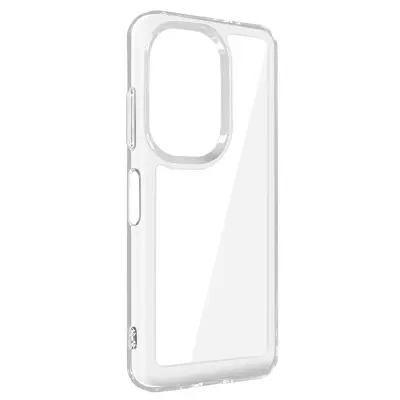Ovitek za Asus Zenfone 9, odporen na udarce, s trdim zadnjim delom in dvignjenim blokom kamere - prozoren