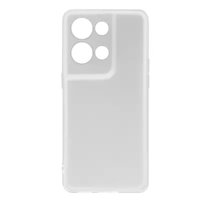 Oppo Reno 8 Pro 5G Frosted bel upogljiv silikonski gel ovitek, ultra tanek