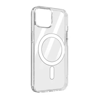 Ovitek Magsafe za iPhone 12 Pro Max, vgrajen magnetni krog - prozoren