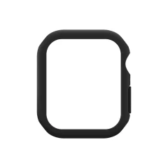 Torbica, odporna proti udarcem, zašcita za Apple Watch Series 8 in 7, 45 mm - crna
