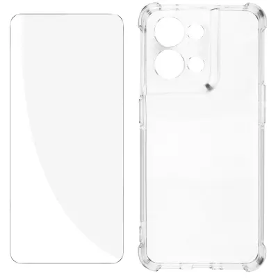 Oppo Reno 8 5G Premium 360° Protection Pack: odbijac iz kaljenega stekla, odporen na udarce