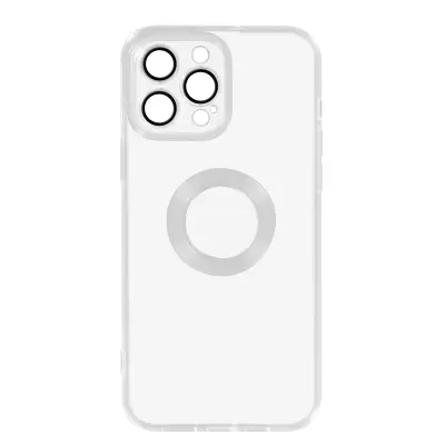 Fleksibilen zašciten ovitek za kamero iz silikonskega gela za iPhone 14 Pro - prozoren