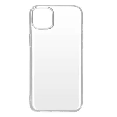 Izjemno tanek prilagodljiv gel silikonski ovitek za iPhone 14 Plus - prozoren