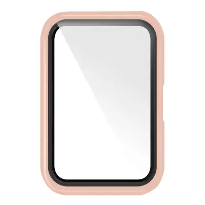 Popolna zašcita s kaljenim steklom za Huawei Watch Fit 2 / Fit 2 Active - roza