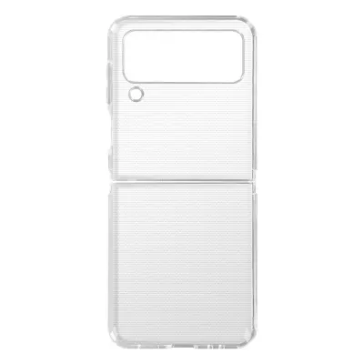 Izjemno tanek prilagodljiv silikonski gel ovitek za Samsung Galaxy Z Flip 4 - prozoren