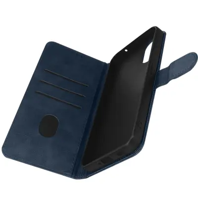Nothing Phone 1 etui, denarnica in držalo, žepi za kartice in trak za denar - polnocno modra