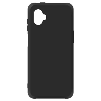Izjemno tanek prilagodljiv silikonski gel ovitek za Samsung Xcover 6 Pro - crn