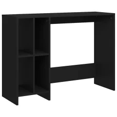 vidaXL Miza za prenosni računalnik črna 102,5x35x75 cm iverna plošča