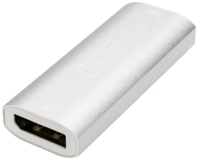 Digitus DS-55524 DisplayPort adapter [1x ženski konektor DisplayPort - 1x ženski konektor DisplayPort] srebrna #####4K UHD