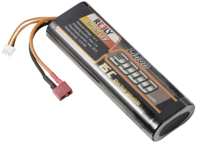 Reely liion akumulator za oddajnike modelov 7.4 V 2000 mAh Število celic: 2 15 C trdo ohišje T-priključni sistem