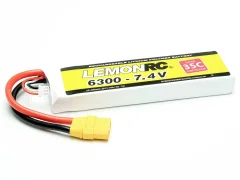 LemonRC lipo akumulatorski paket za modele 7.4 V 6300 mAh Število celic: 2 35 C mehka torba XT90