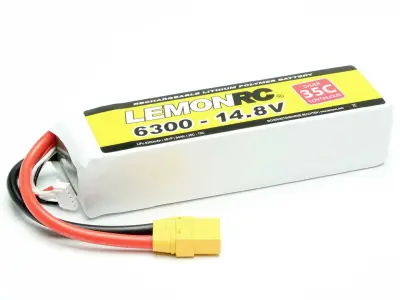 LemonRC lipo akumulatorski paket za modele 14.8 V 6300 mAh Število celic: 4 35 C mehka torba XT90