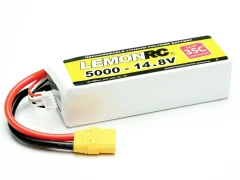 LemonRC lipo akumulatorski paket za modele 14.8 V 5000 mAh Število celic: 4 35 C mehka torba XT90