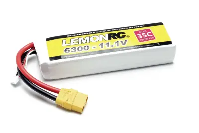 LemonRC lipo akumulatorski paket za modele 11.1 V 6300 mAh Število celic: 3 35 C mehka torba XT90