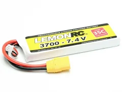 LemonRC lipo akumulatorski paket za modele 7.4 V 3700 mAh Število celic: 2 35 C mehka torba XT90