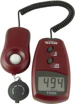 Testboy TV 333  luksmeter  0 - 100000 lx