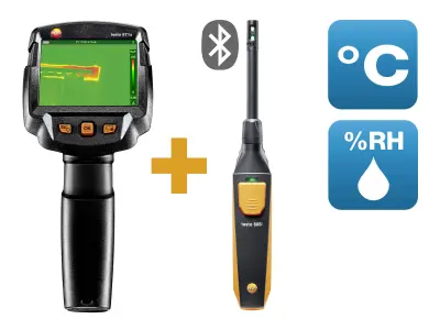 testo 871s Baudiagnose-Set toplotna kamera  -30 do +650 °C 240 x 180 Pixel 9 Hz
