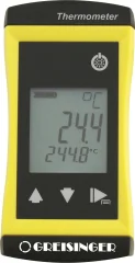 2-kanalni alarmni termometer G 1202 v nekaj sekundah\, brez senzorja temperature\, -65 ... +1200 °C  Greisinger  alarmni termometer  -65 - +1200 °C