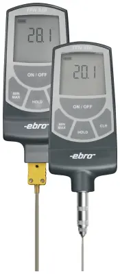 ebro TFN 520-SMP\, visoko precizni termometer tip K\, J\, T\, E (brez sonde) ebro TFN 520-SMP naprava za merjenje temperature  -200 - +1200 °C