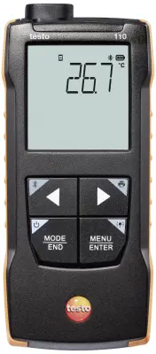 testo 110 naprava za merjenje temperature  -200 - +800 °C Vrsta senzorja NTC\, Pt100