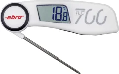 ebro TLC 700 vbodni termometer (HACCP)  Merilno območje temperature -30 do +220 °C Vrsta senzorja NTC v skladu z zahtevami haccp ebro TLC 700 Zložljiv vbodni termometer\, Temperaturno območj