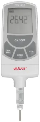ebro TFX 430 + TPX 130 naprava za merjenje temperature  -100 - +400 °C  s togim tipalom