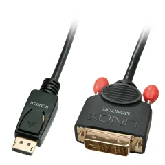 LINDY DisplayPort adapter [1x moški konektor DisplayPort - 1x moški konektor DVI-D] 41489
