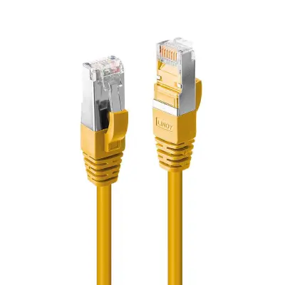 LINDY 45988 RJ45 omrežni kabel\, Patch kabel CAT 6 S/FTP 20.00 m rumena  1 kos