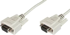 Digitus serijski priključni kabel [1x 9-polni ženski konektor D-Sub - 1x 9-polni ženski konektor D-Sub] 2.00 m bež