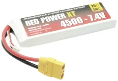 Red Power lipo akumulatorski paket za modele 7.4 V 4500 mAh  25 C mehka torba XT90