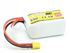 LemonRC lipo akumulatorski paket za modele 11.1 V 650 mAh Število celic: 3 35 C mehka torba XT30