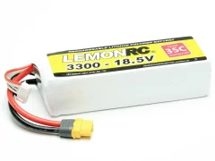 LemonRC lipo akumulatorski paket za modele 18.5 V 3300 mAh Število celic: 5 35 C mehka torba XT60