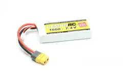LemonRC lipo akumulatorski paket za modele 7.4 V 1600 mAh Število celic: 2 35 C mehka torba XT60