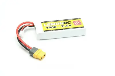 LemonRC lipo akumulatorski paket za modele 7.4 V 1600 mAh Število celic: 2 35 C mehka torba XT60