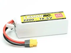 LemonRC lipo akumulatorski paket za modele 18.5 V 2200 mAh Število celic: 5 35 C mehka torba XT60