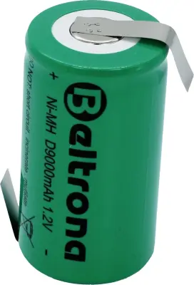 Beltrona D9000 specialni akumulatorji Mono (D) Z-spajkalni priključek NiMH 1.2 V 9000 mAh
