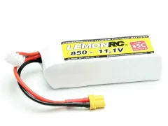 LemonRC lipo akumulatorski paket za modele 11.1 V 850 mAh Število celic: 3 35 C mehka torba XT30