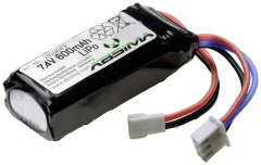 Litij-polimer dodatna baterija za serijo Absima 1:18 Micro Crawler Absima lipo akumulatorski paket za modele 7.4 V 600 mAh